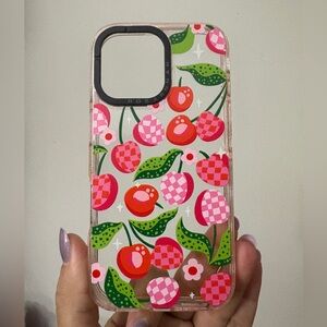 iPhone 16 Strawberry Glitter Case EUC